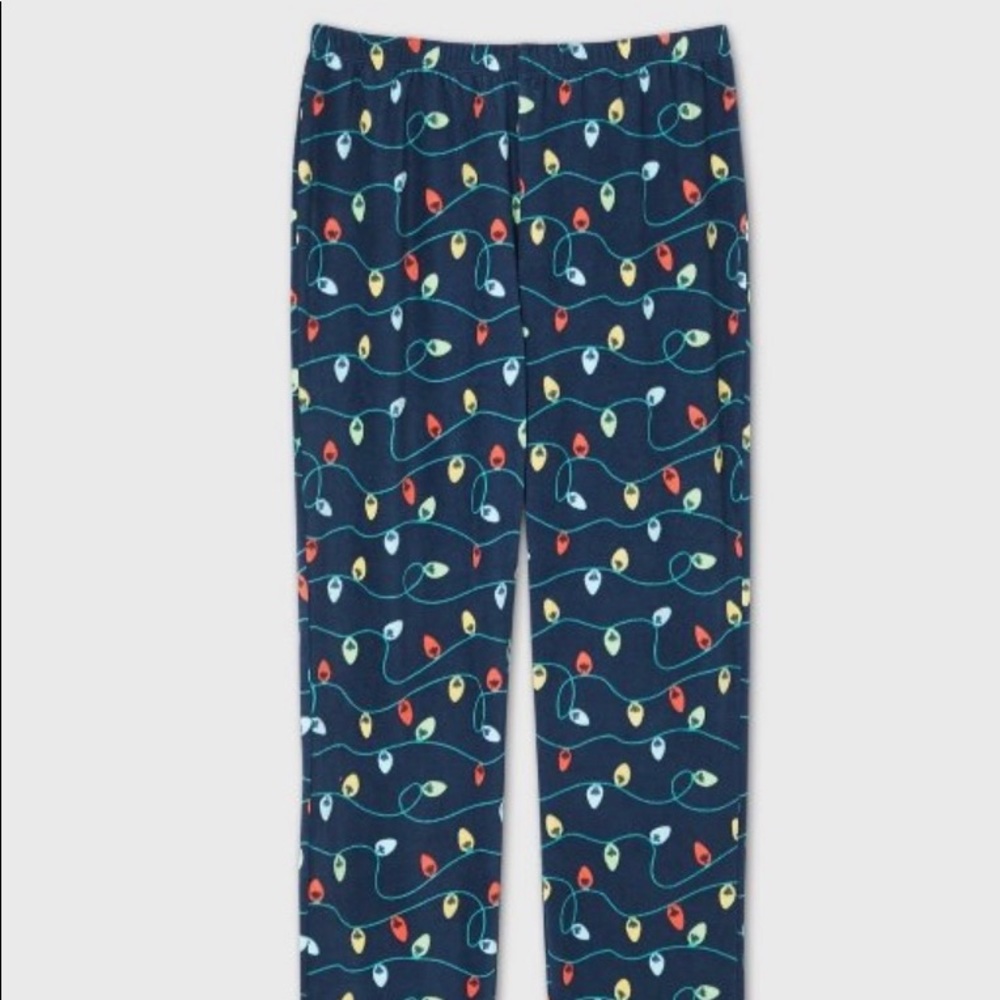 Holiday Lights Fleece PJ Pants